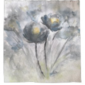Abstract Floral Shower Curtain Douchegordijn (Voorkant)