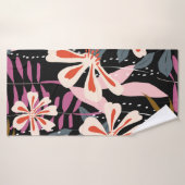 Abstract floral surface pattern seamless backgroun badhanddoek (Badhanddoek)