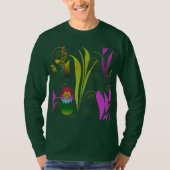 Abstract Floral with Spirals T-shirt (Voorkant)