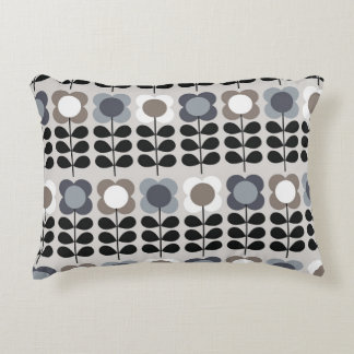 Abstract floreel naadloos patroon. Noordse stijl.  Accent Kussen