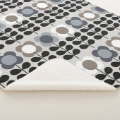 Abstract floreel naadloos patroon. Noordse stijl.  Sherpa Deken (3/4)