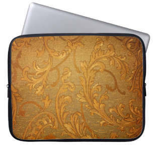 Abstract floreel ornament patroon laptop sleeve