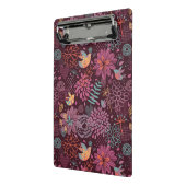 Abstract floreel patroon met vogels mini klembord (Angled2)