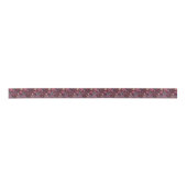 Abstract floreel patroon met vogels satijnen lint (Voorkant)