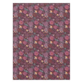 Abstract floreel patroon met vogels tafelkleed (Voorkant)