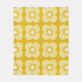 Abstract floreel patroon. Noordse stijl. Vin Fleece Deken