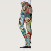 Abstract Flow Broeken Leggings (Links)