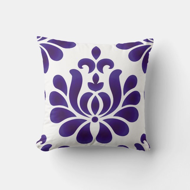Abstract flower decorative ornament background dam kussen (Voorkant)