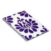 Abstract flower decorative ornament background dam notitieboek (Rechterzijde)
