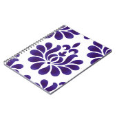 Abstract flower decorative ornament background dam notitieboek (Linkerzijde)