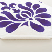 Abstract flower decorative ornament background dam sherpa deken (3/4)