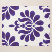 Abstract flower decorative ornament background dam sherpa deken (Voorkant (horizontaal))