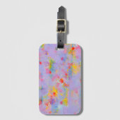 Abstract Flower Dream Bagagelabel (Voorkant (verticaal))
