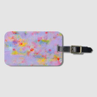 Abstract Flower Dream Bagagelabel