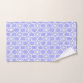 Abstract Flower Mandala Pattern on Light Blue Bad Handdoek (Handdoek)