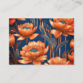 Abstract Flower Personalized visitekaartje (Achterkant)