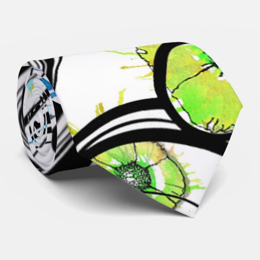 Abstract FlowerLines-Stropdas van de beperkte uitg Stropdas (Opgerold)