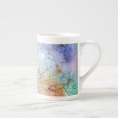 Abstract Flowers Bone China Mok (Rechts)