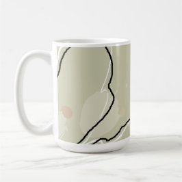Abstract Flowers Coffee/Hot Chocolate Mug Koffiemok