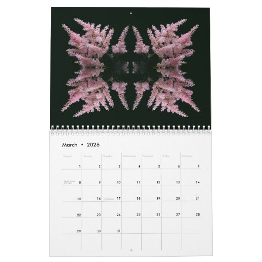 Abstract Flowers Photography  Kalender (Mar 2026)