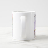 Abstract Fluid Art Pastel Mug – Trendy Pastel Art Grote Koffiekop (Achterkant)