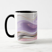 Abstract Fluid Art Pastel Mug – Trendy Pastel Art Mok (Links)