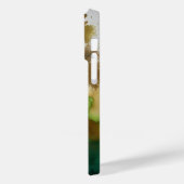 Abstract Fluid green Gold tree Personaliseer naam Case-Mate iPhone Case (Achterkant / Links)
