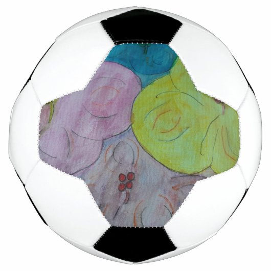 Abstract Football van Floral Voetbal (Voorkant)