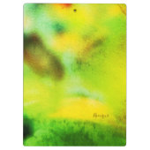 Abstract Forest Dreamer - Poëtische Natuur Visioen Klembord (Achterkant)