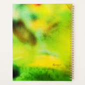 Abstract Forest Dreamer - Poëtische Natuur Visioen Planner (Achterkant)