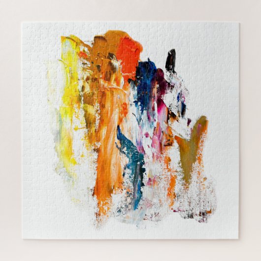 Abstract Forms Born from a Living Artist’s Palette Legpuzzel (Verticaal)