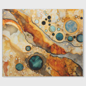 Abstract Fossiel Wrapping Papier (Vlak)