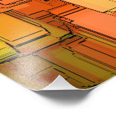 abstract foto afdruk (Hoek)