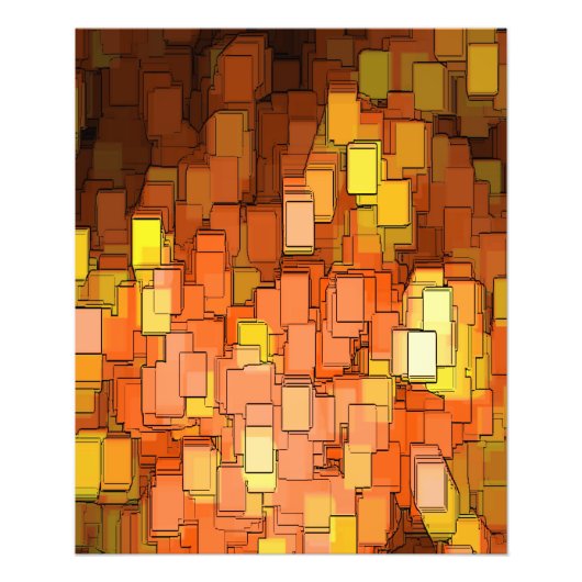 abstract foto afdruk (Voorkant)