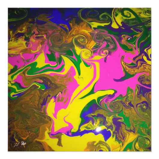 Abstract Foto Afdruk (Voorkant)