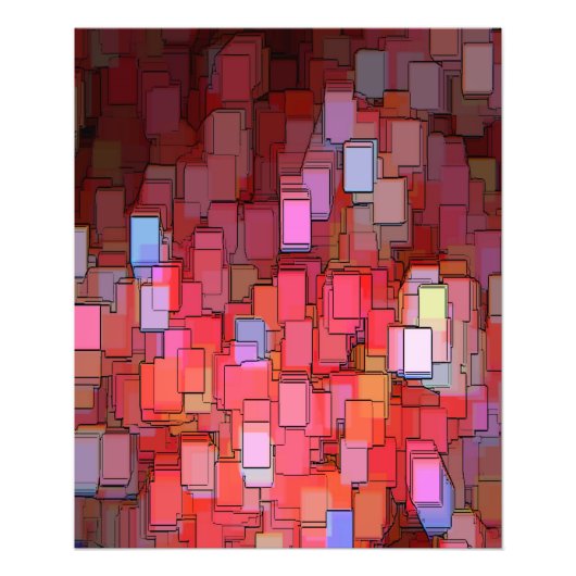 abstract foto afdruk (Voorkant)