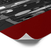 Abstract fotoontwerp; 12x36 inch poster (Hoek)