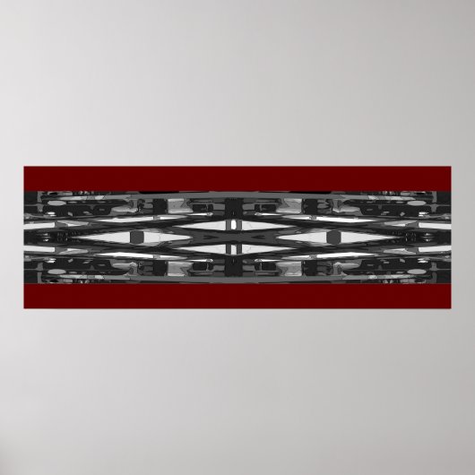 Abstract fotoontwerp; 12x36 inch poster (Voorkant)