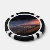 Abstract fotospelletje pokerchips (Enkel)