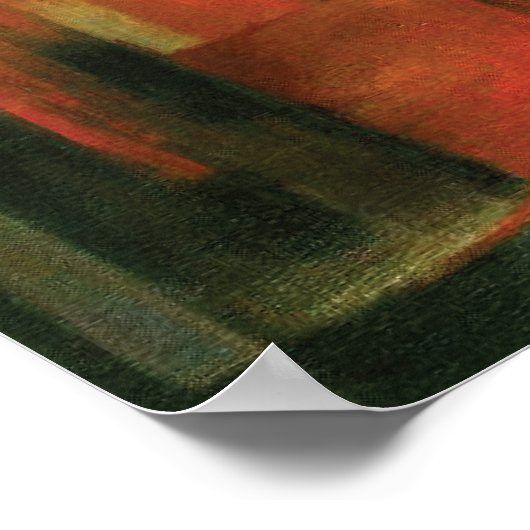 Abstract ~ Fox door Franz Marc Poster (Hoek)