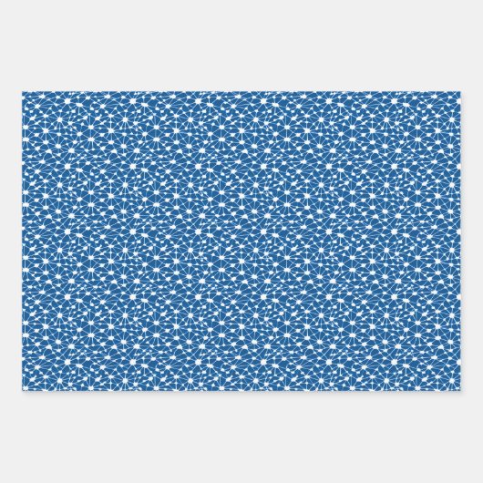 Abstract, fractaal gebaseerd ontwerp van het netwe inpakpapier vel (Voorkant 2)