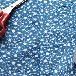 Abstract, fractaal gebaseerd ontwerp van het netwe inpakpapier vel