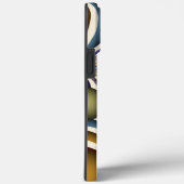 Abstract fractaal kunstmonogram omhoog vliegen Case-Mate iPhone case (Achterkant / Rechts)
