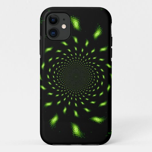 Abstract fractaal patroon licht groen Case-Mate iPhone case (Achterkant)