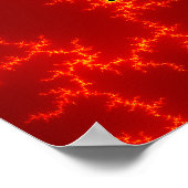 Abstract fractaal Poster (Hoek)