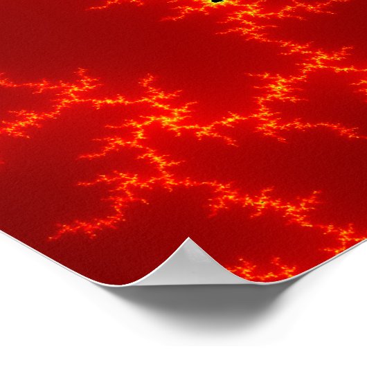 Abstract fractaal Poster (Hoek)