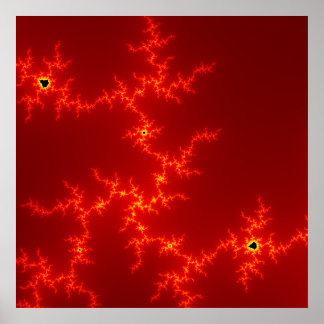 Abstract fractaal Poster