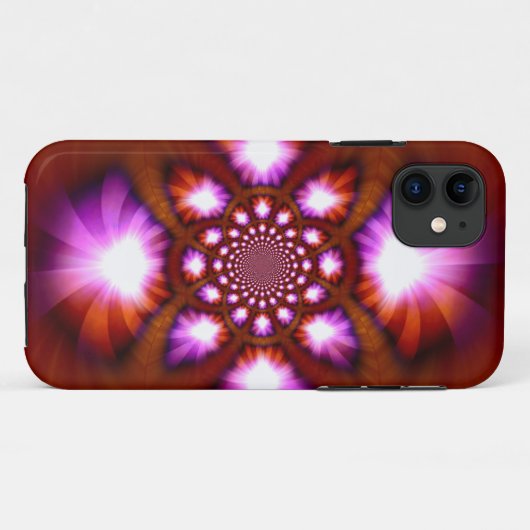 Abstract fractaal spiraallicht Case-Mate iPhone case (Achterkant (horizontaal))