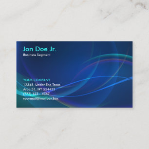 Abstract fractaal visitekaartje