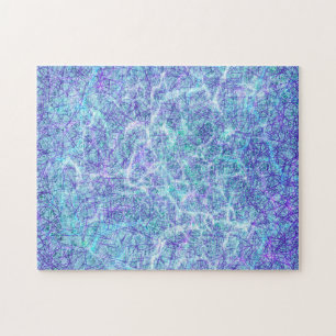 Abstract fractaal water moeilijk, moeilijk legpuzzel